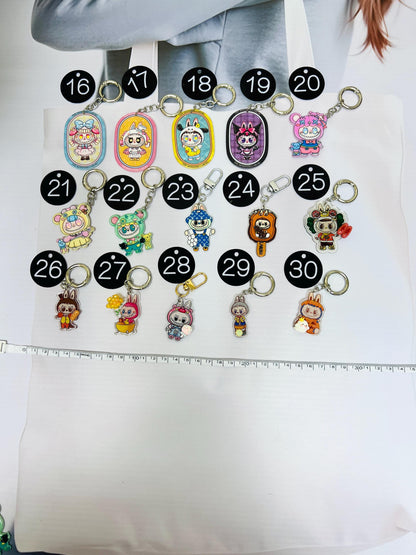 Labubu Big Bag Charm Labubu Handmade Big Charm Labubu Accessory Labubu Acrylic Gift