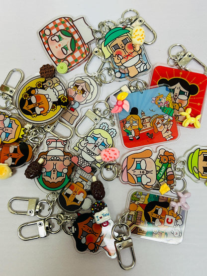 Crybaby Charm | Crybaby Bag Charms Crybaby Phone Accessory Crybaby Acrylic Charm Gift