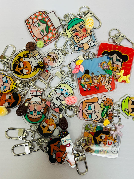 Crybaby Charm | Crybaby Bag Charms Crybaby Phone Accessory Crybaby Acrylic Charm Gift
