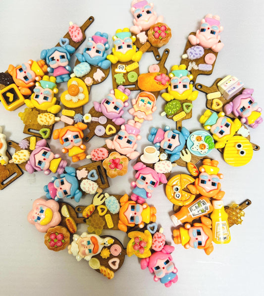 Crybaby Keychain | Crybaby Resin Charms Crybaby Bag Charm Phone Accessory Crybaby Small Gift