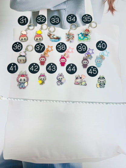Labubu Big Bag Charm Labubu Handmade Big Charm Labubu Accessory Labubu Acrylic Gift