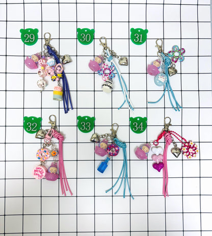 Labubu Keychain Labubu Bag Charm Handmade Charms Small Gifts