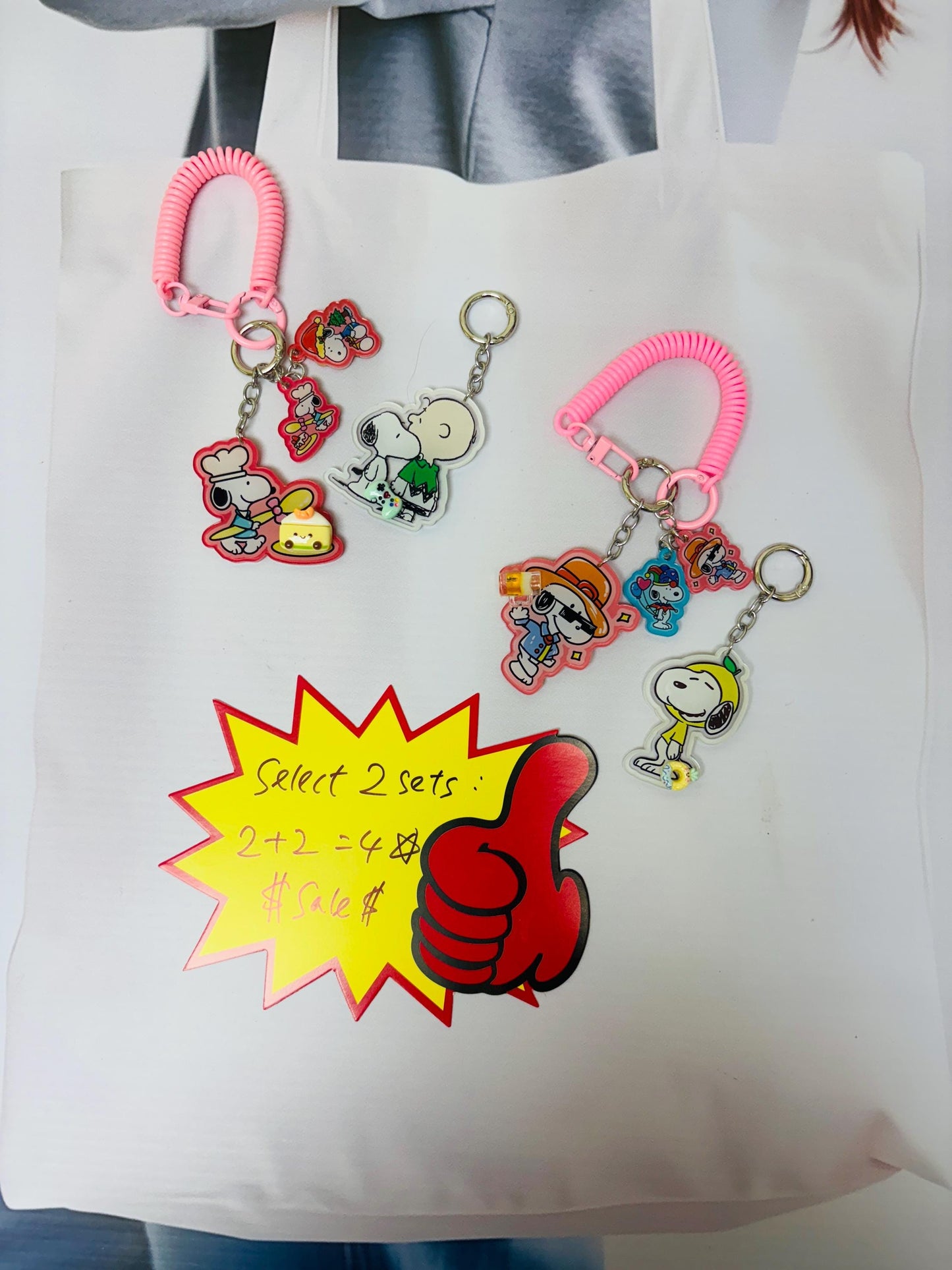 Cartoon Dog Keychain Set | Cute Dog Bag Accessories Dog Phone Charm Kawaii Puppy Acrylic Keychain Gift