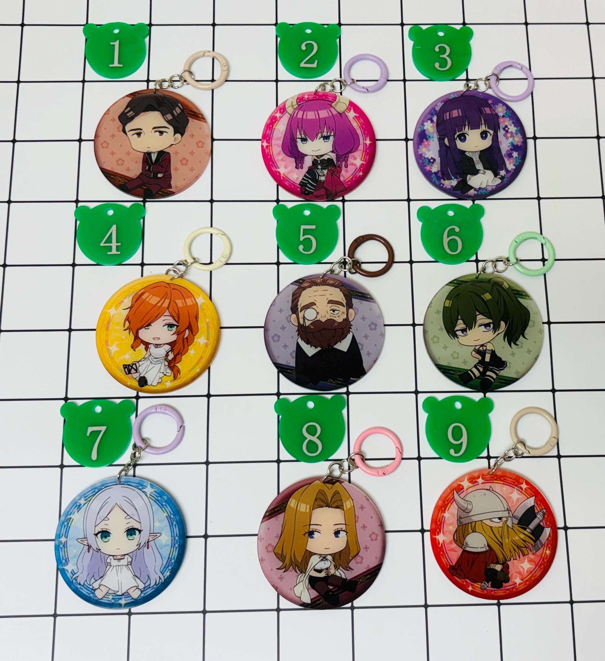 Frieren Beyond Journey's End Keychain | Anime Acrylic Keychain Charm