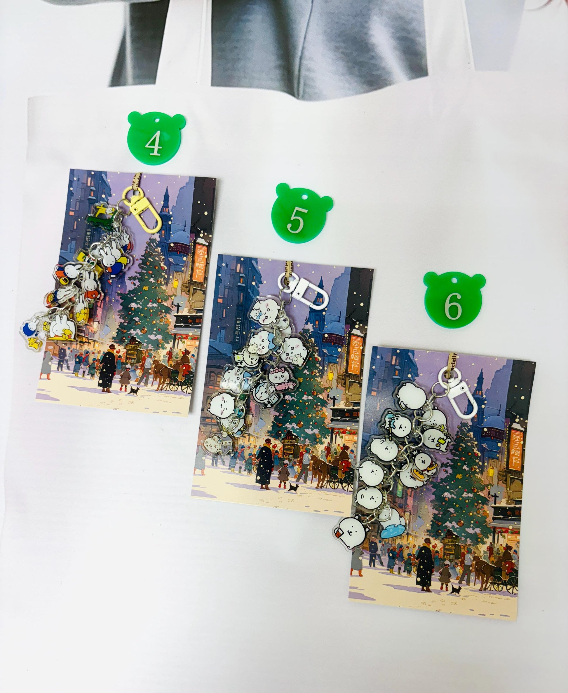 Cartoon Character Keychains | Kawaii Charm Acrylic Keychain for Bags, Accessories & Gifts