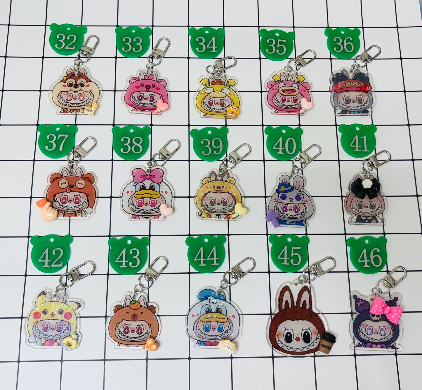 Labubu Keychain | Labubu Charm Bag Accessory