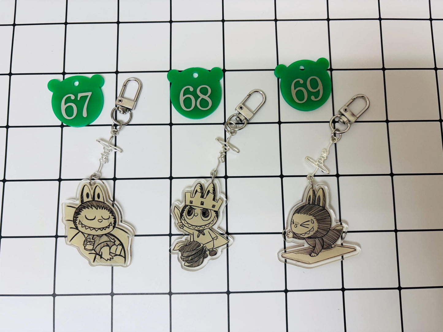 Labubu Keychain | Labubu Charm Bag Accessory