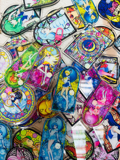 Sailor Moon Charm: Anime Acrylic Keychains, Bag Charms, Accessory