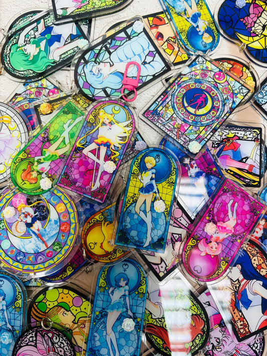 Sailor Moon Charm: Anime Acrylic Keychains, Bag Charms, Accessory