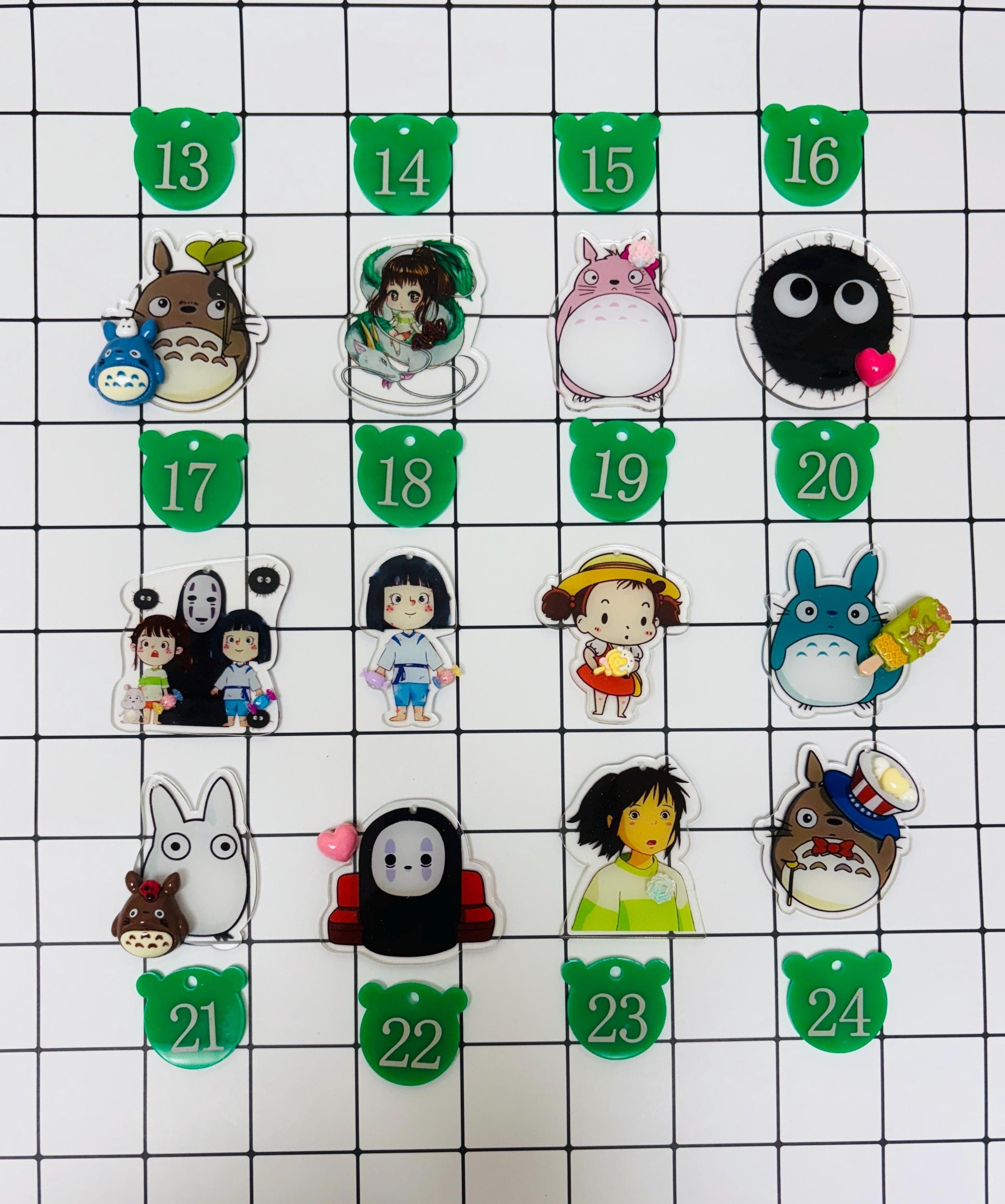 Hayao Miyazaki Charms: Anime Acrylic Keychain, Bag Charms, Accessories2