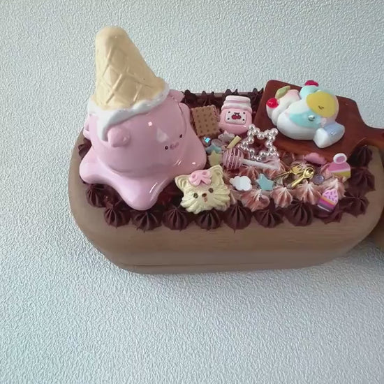 Cute Miniature Food Charm Contact Lens Case Personalized and Stylish