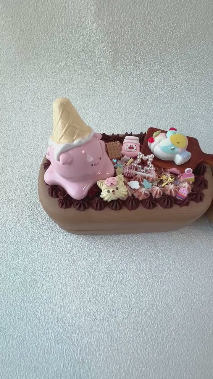 Cute Miniature Food Charm Contact Lens Case Personalized and Stylish
