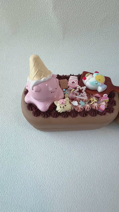 Cute Miniature Food Charm Contact Lens Case Personalized and Stylish