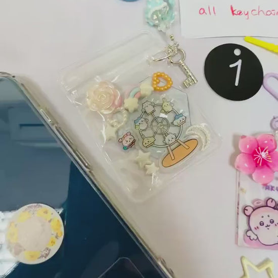 Chiikawa Keychain Set x7 or x5  | Chiikawa Charm Bundle Set Handmade Acrylic Charm Chiikawa Gift